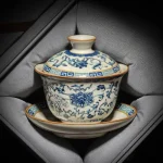 Ru Kiln Porcelain Lidded Bowl